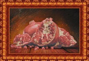 Схема для вышивки бисером КБЦ-3031/1 Натюрморт Гранаты