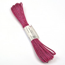 Тесьма отделочная сутаж (шнур отделочный) 02с2143 с метанитью 1.9 мм х 20 м 313010 / красный